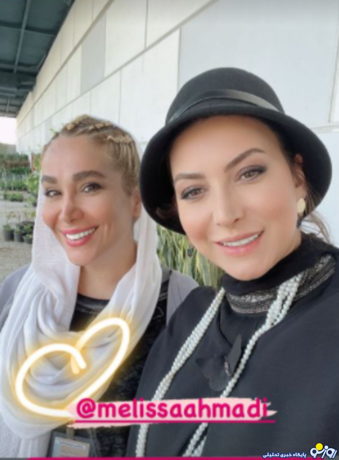 فریبا نادری در کنار گریمور خود +عکس فریبا نادری در کنار گریمور خود +عکس