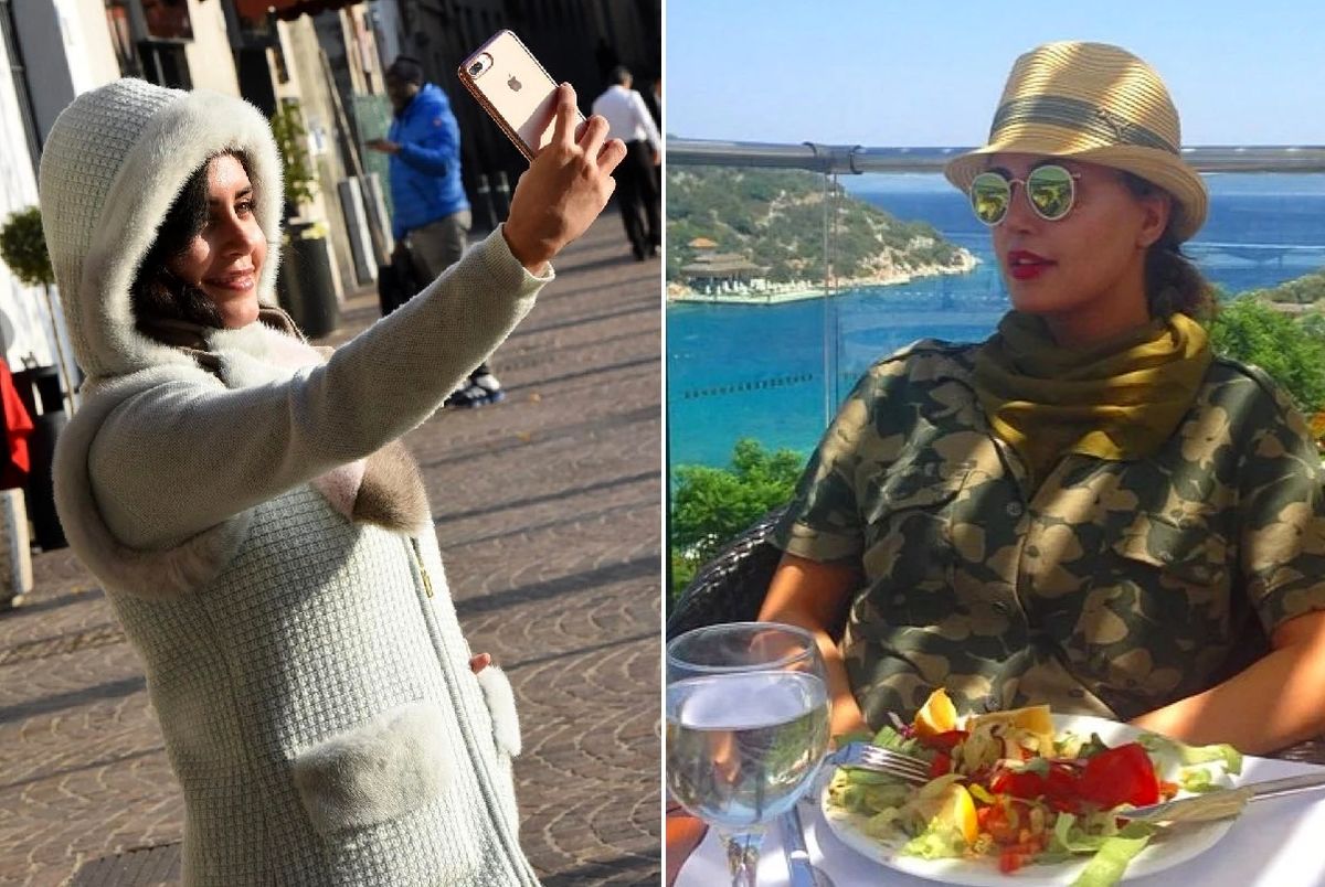 عکس اونور آبی الناز شاکردوست با تیپ ناجور !