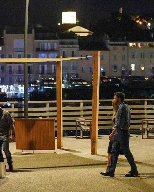 تصاویری از جنیفر و نامزدش بن افلک در موناکو جنیفر و نامزدش بن افلک