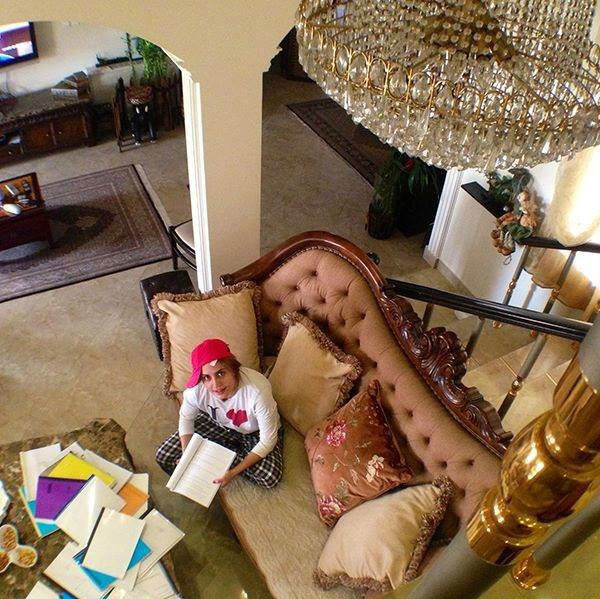 عکس لو رفته از خانه فوق لاکچری الناز شاکردوست