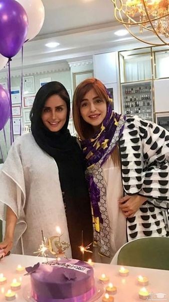 عکس الناز شاکردوست در یک سالن زیبایی