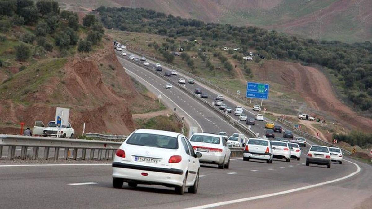 وضعیت جاده‌ها و راه ها، امروز ۱۳ مهر ۱۴۰۰ / هجوم مسافران به جاده‌های شمال