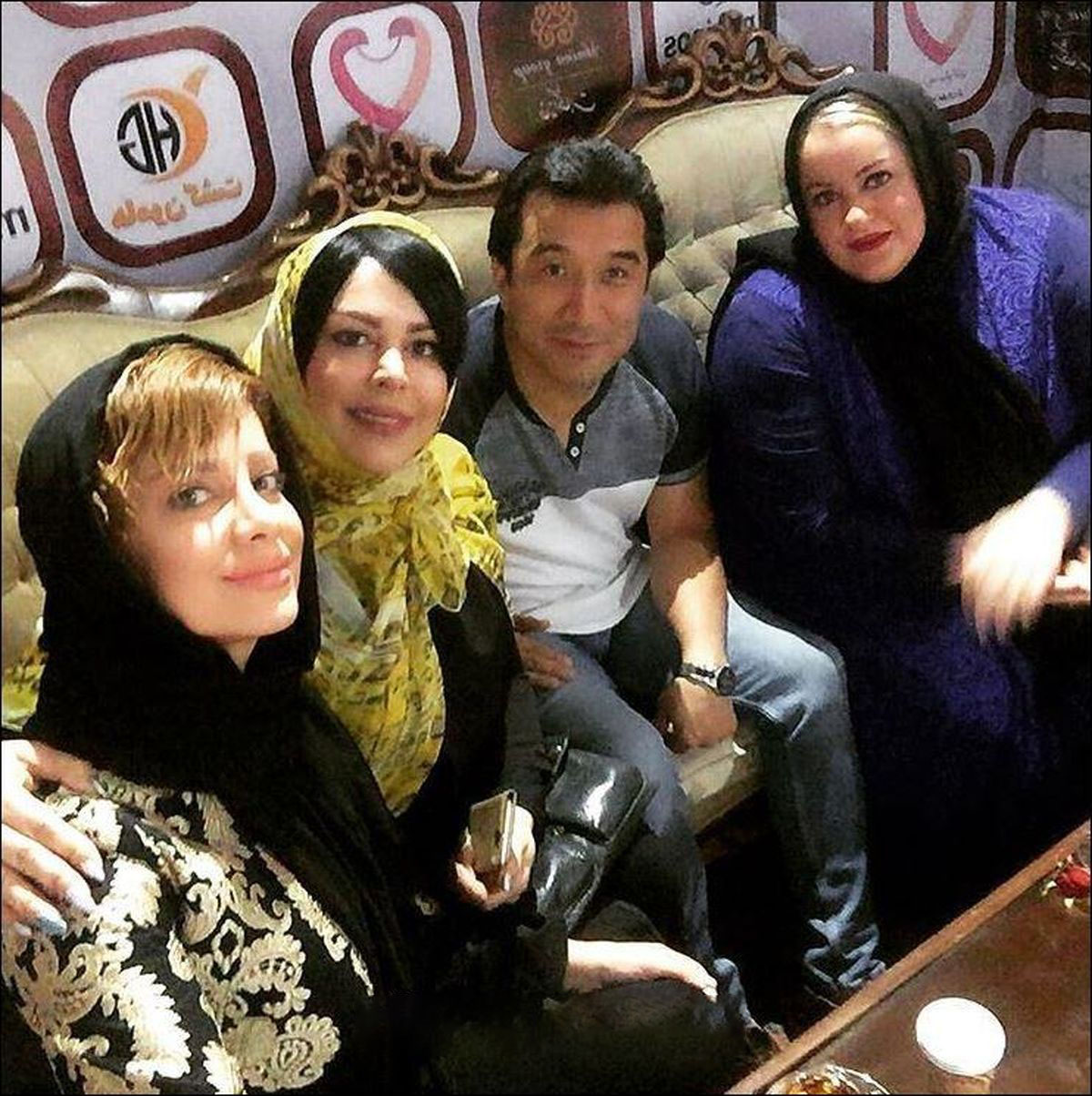 جنجال عکس خیلی صمیمی فلور نظری و خداداد عزیزی