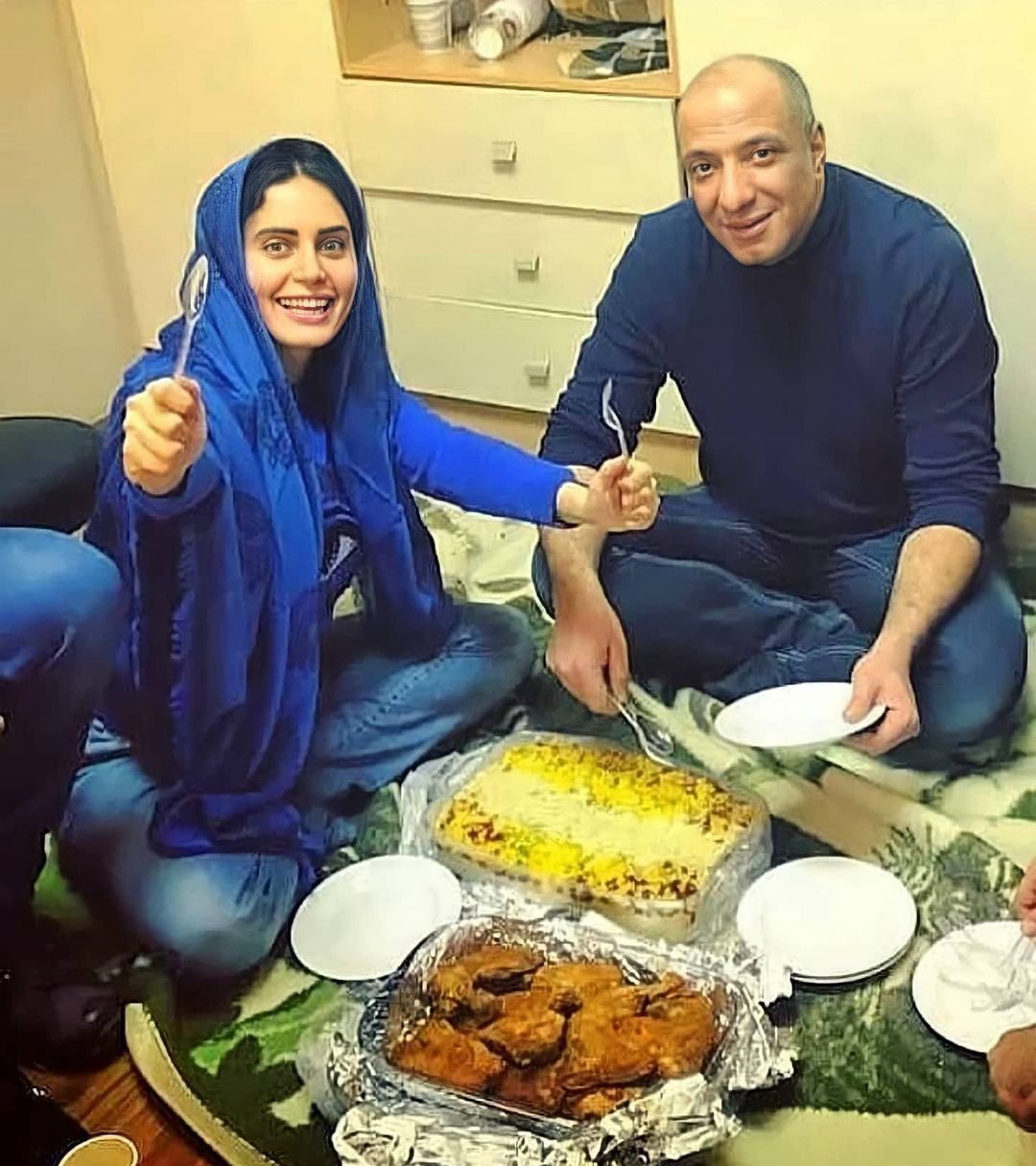 عکس جنجالی الناز شاکردوست با 2بازیگر مرد