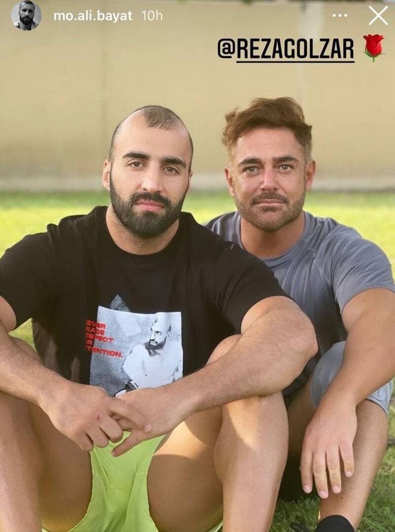 اقدام عجیب محمدرضا گلزار + عکس