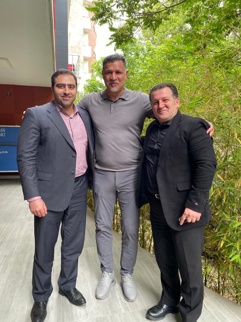 علی دایی مهمان ویژه فینال لیگ پرورش اندام