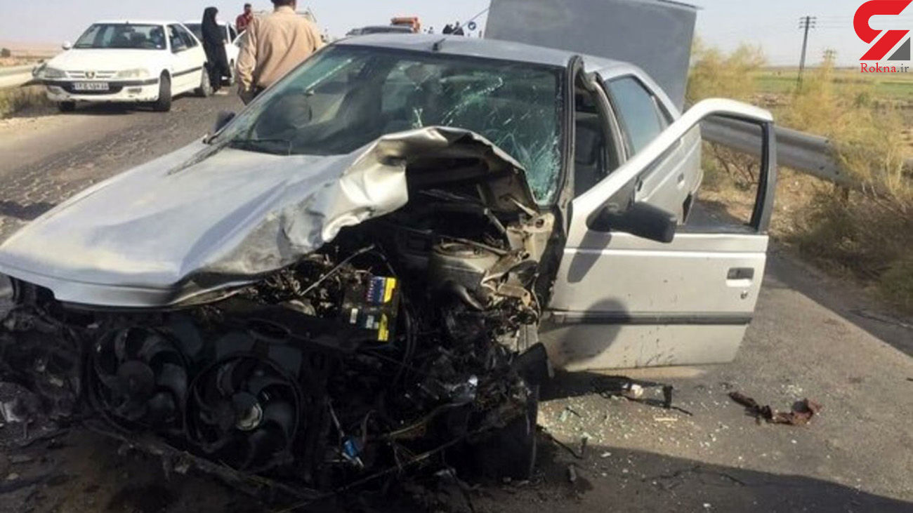 مرگ هولناک 6 نفر در تصادف وحشتناک پژو با گاردریل در کوهدشت