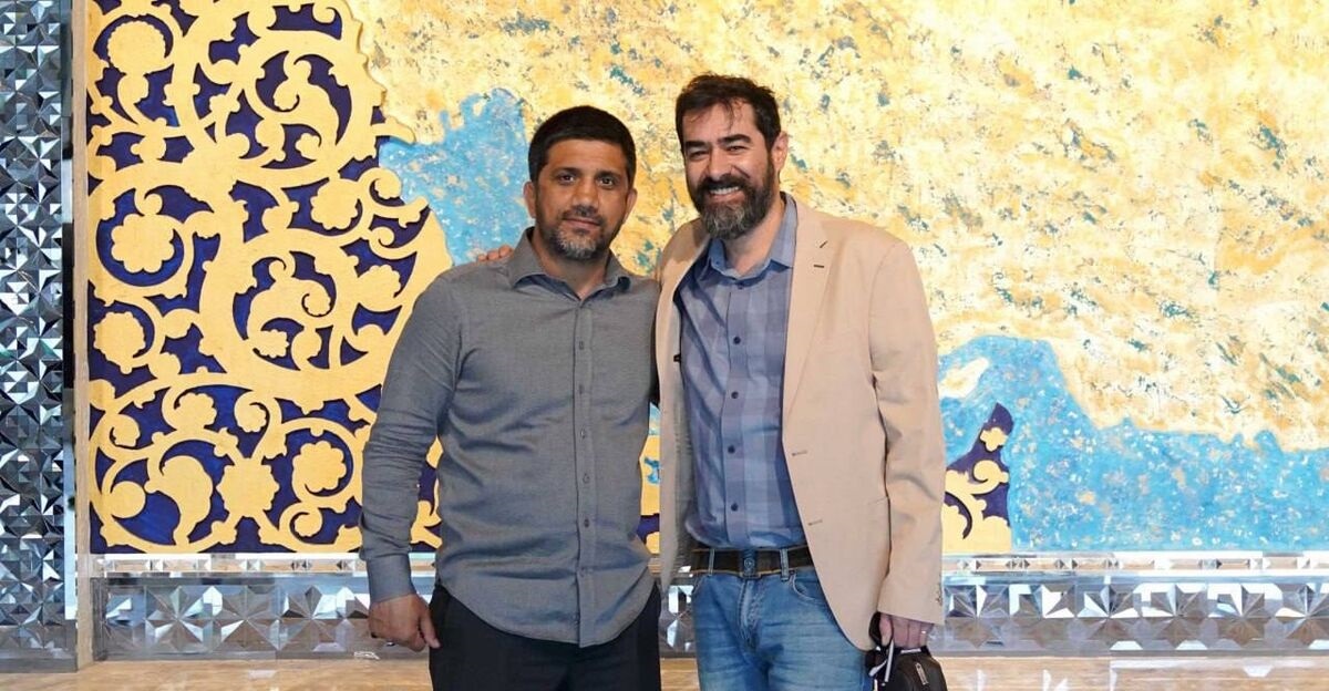 دیدار غیرمنتظره کشتی گیر مشهور با شهاب حسینی