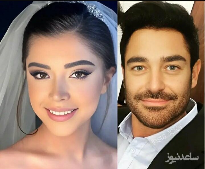 رونمایی محمدرضا گلزار از همسرش با تاج و تور/عکس
