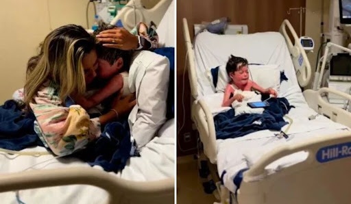 لحظه دیدار مادری با پسرش که ۱۶ روز در کُما بود لحظه دیدار مادری با پسرش که ۱۶ روز در کُما بود