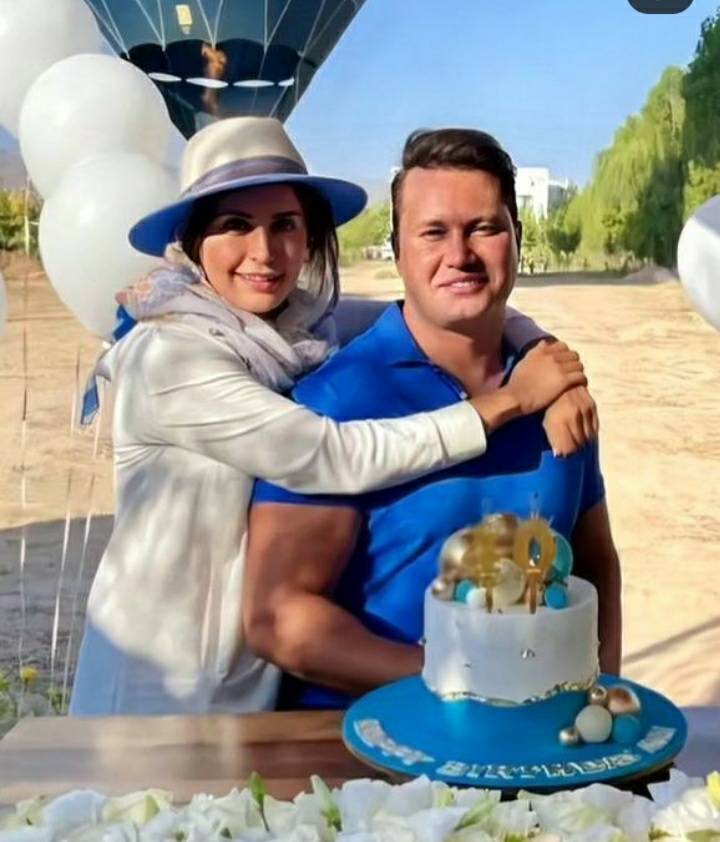 تولد لاکچری الناز شاکردوست با تم بالون /عکس