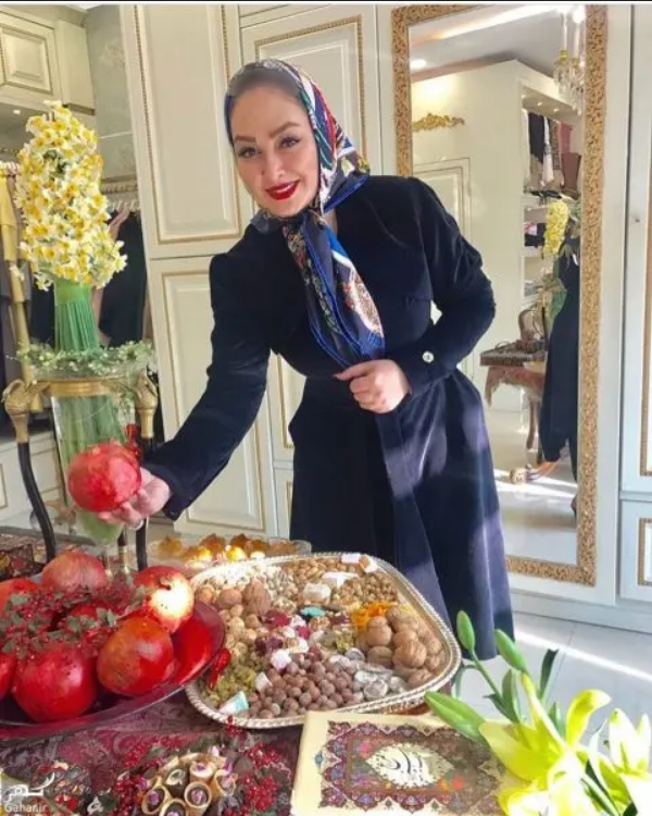 ولخرچی های لاکچری الهام حمیدی برای شب یلدا/عکس