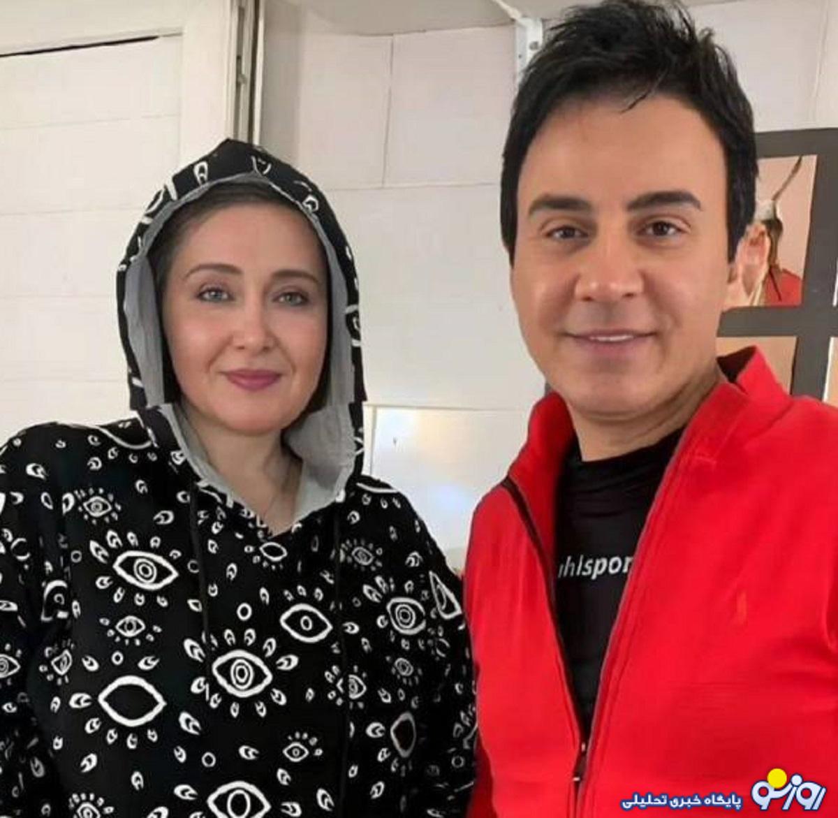 حاشیه ساز شدن عکس صمیمی کتایون ریاحی با عمو پورنگ حاشیه ساز شدن عکس صمیمی کتایون ریاحی با عمو پورنگ