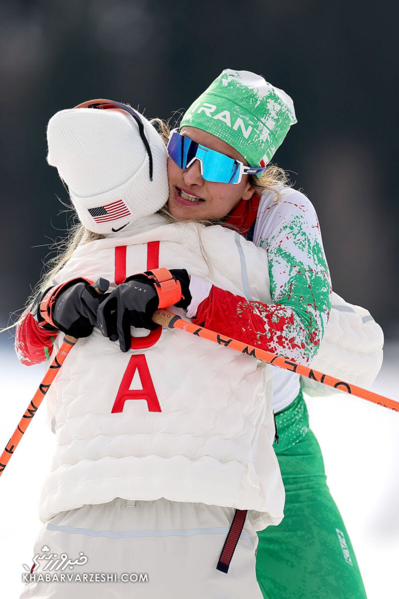 سمانه بیرامی در بغل جسی دیگینز