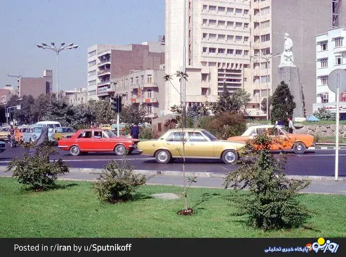 عکس‌های جالب یک توریست آمریکایی از تهران ۱۳۵۳