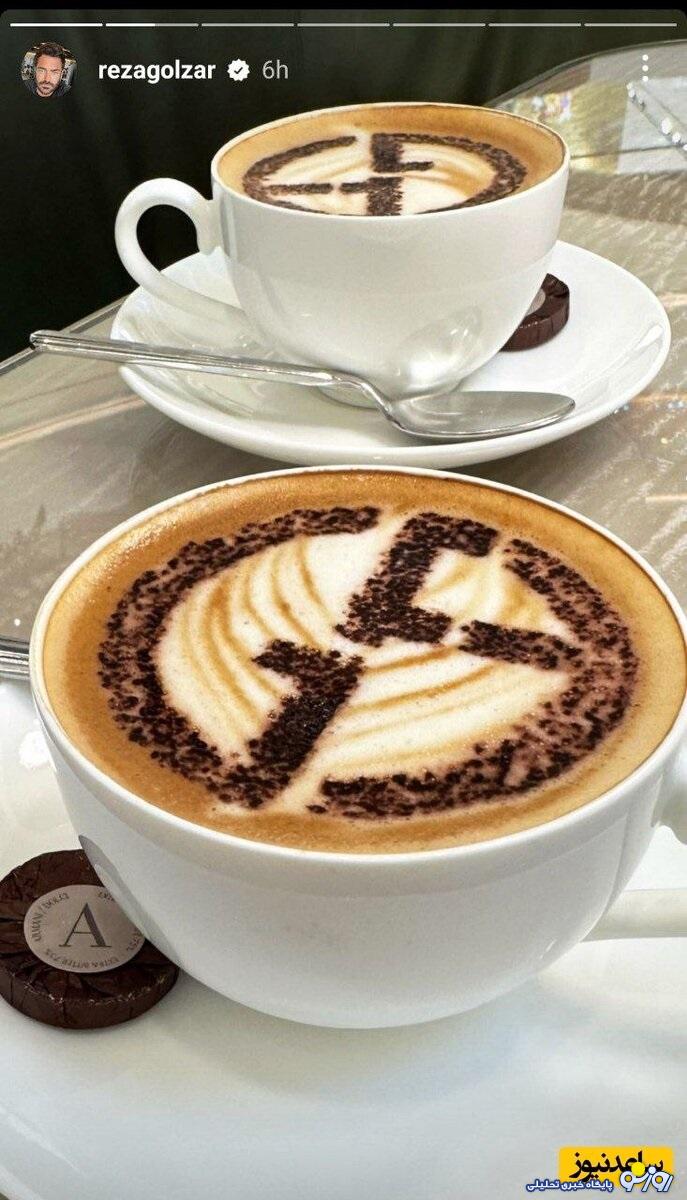 تصویری جدید از رضا گلزار و همسرش آیسان