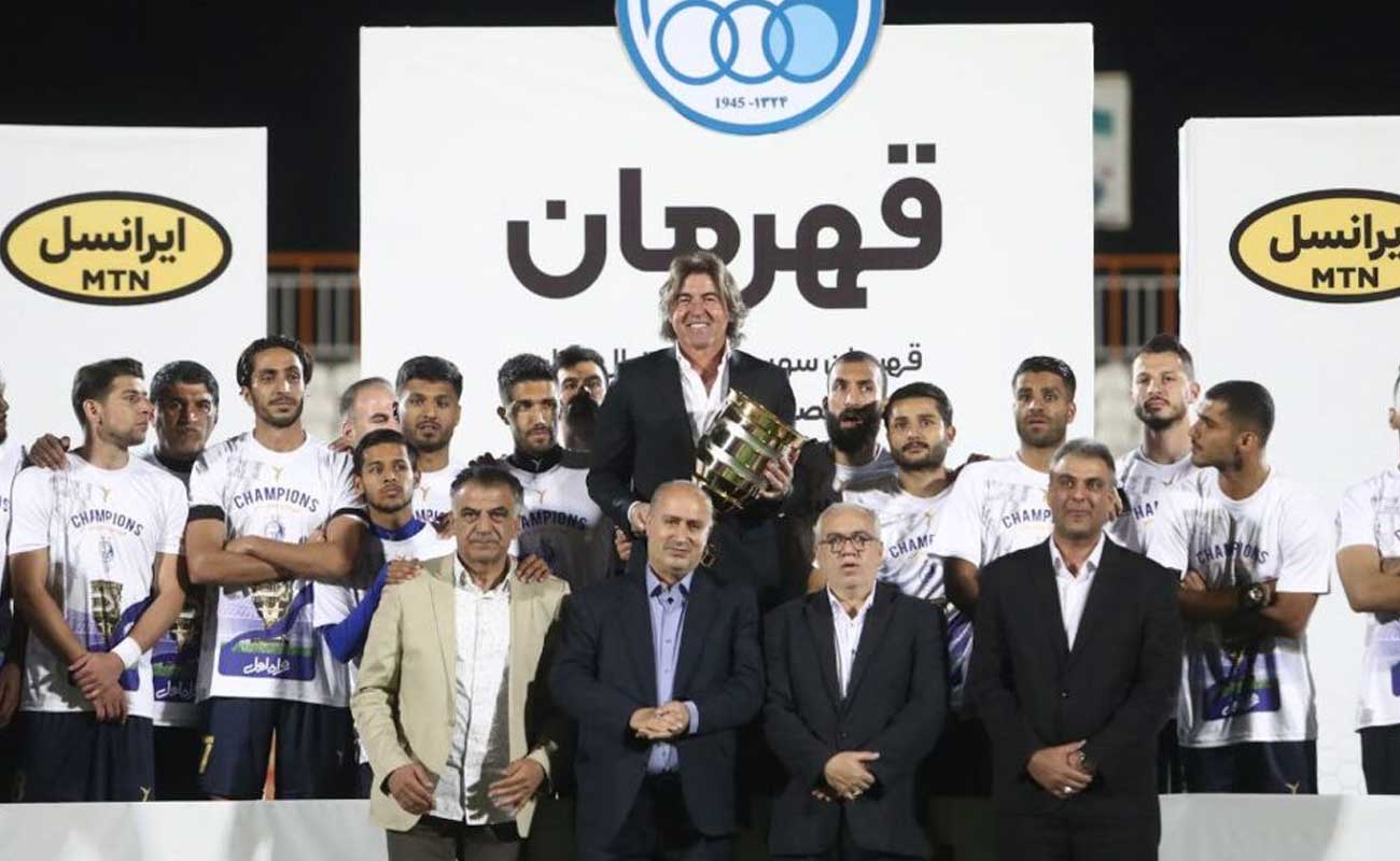 قهرمانی سوپرکاپ استقلال - ریکاردو ساپینتو