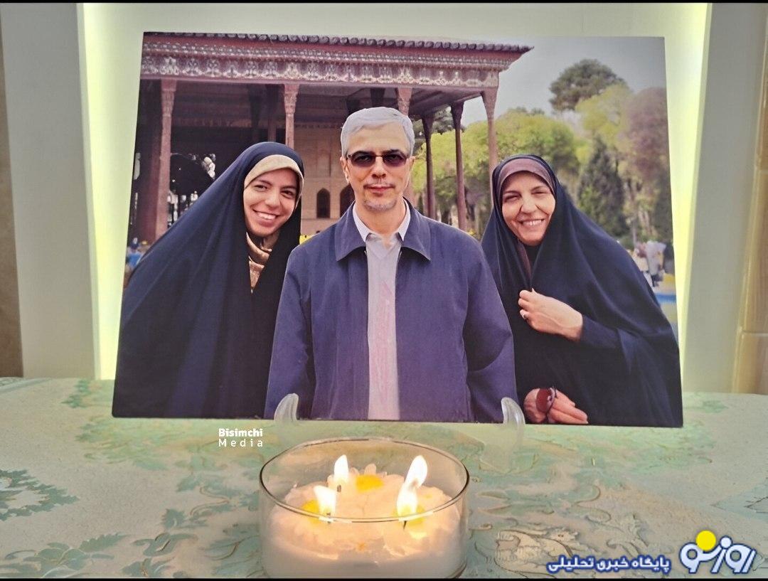 تصویری دیده نشده از سردار باقری در کنار فرزند شهیدش