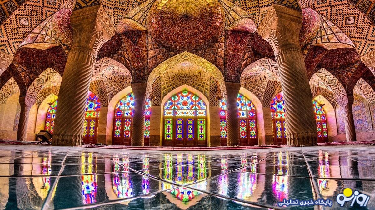 مسجد صورتی شیراز؛ نگین درخشان معماری اسلامی و جلوه‌ای از هنر ایرانی