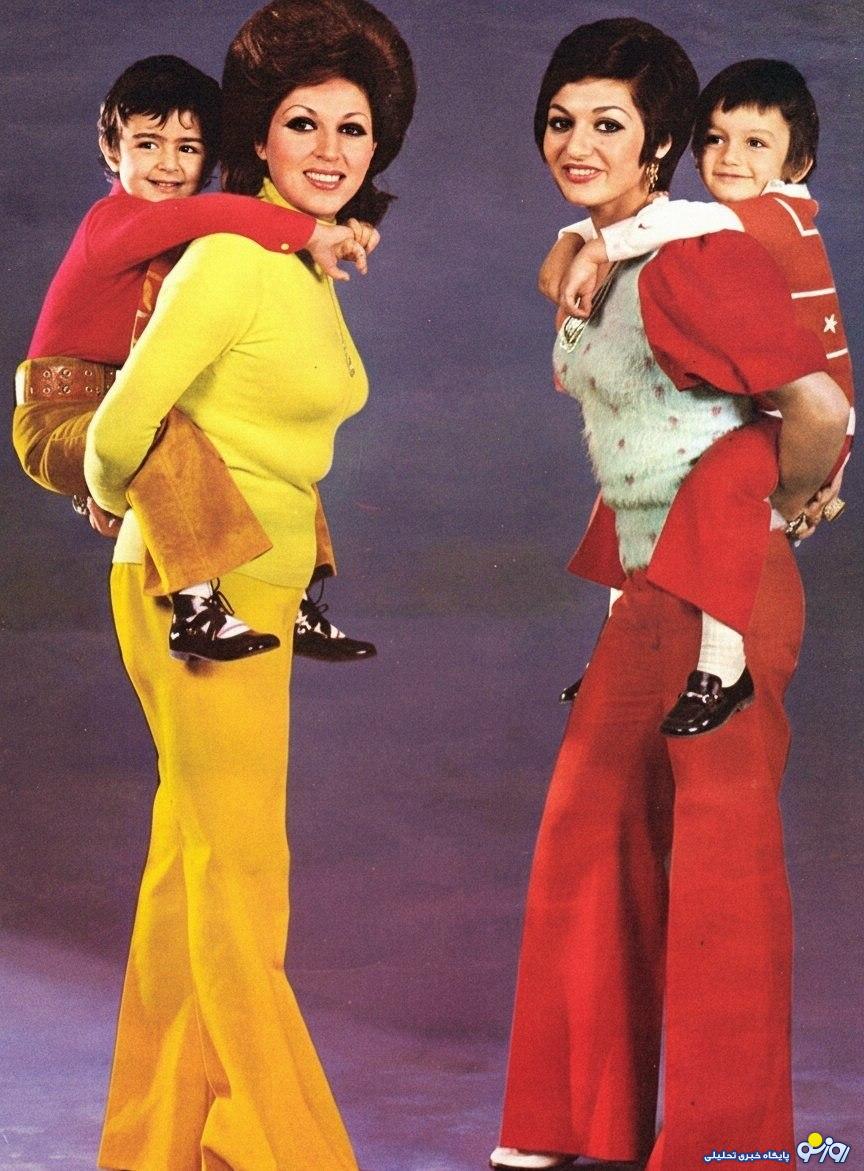 گوگوش و مهستی به همراه فرزندانشان کامبیز و سحر گوگوش و مهستی به همراه فرزندانشان کامبیز و سحر