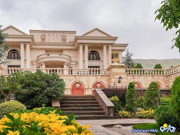 تحویل ویلای ۸ هزار متری متهم چای دبش به بانک ملت تحویل ویلای ۸ هزار متری متهم چای دبش به بانک ملت