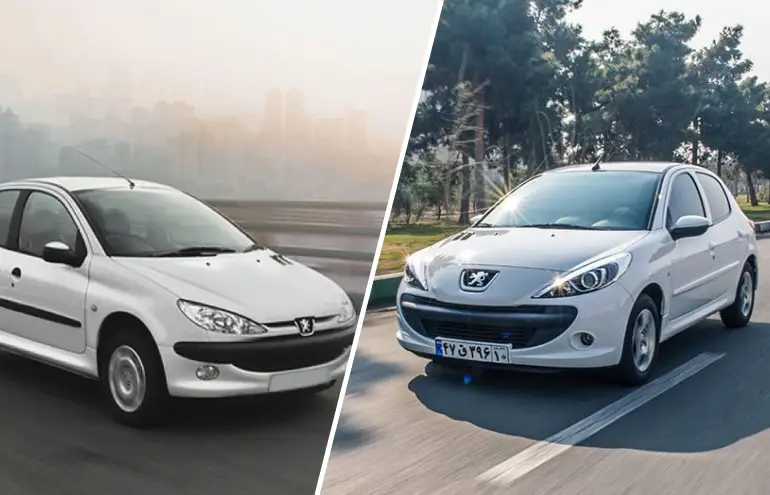 مقایسه پژو ۲۰۶ و ۲۰۷