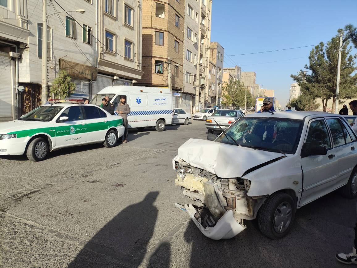 تصادف ۳ سرویس مدرسه