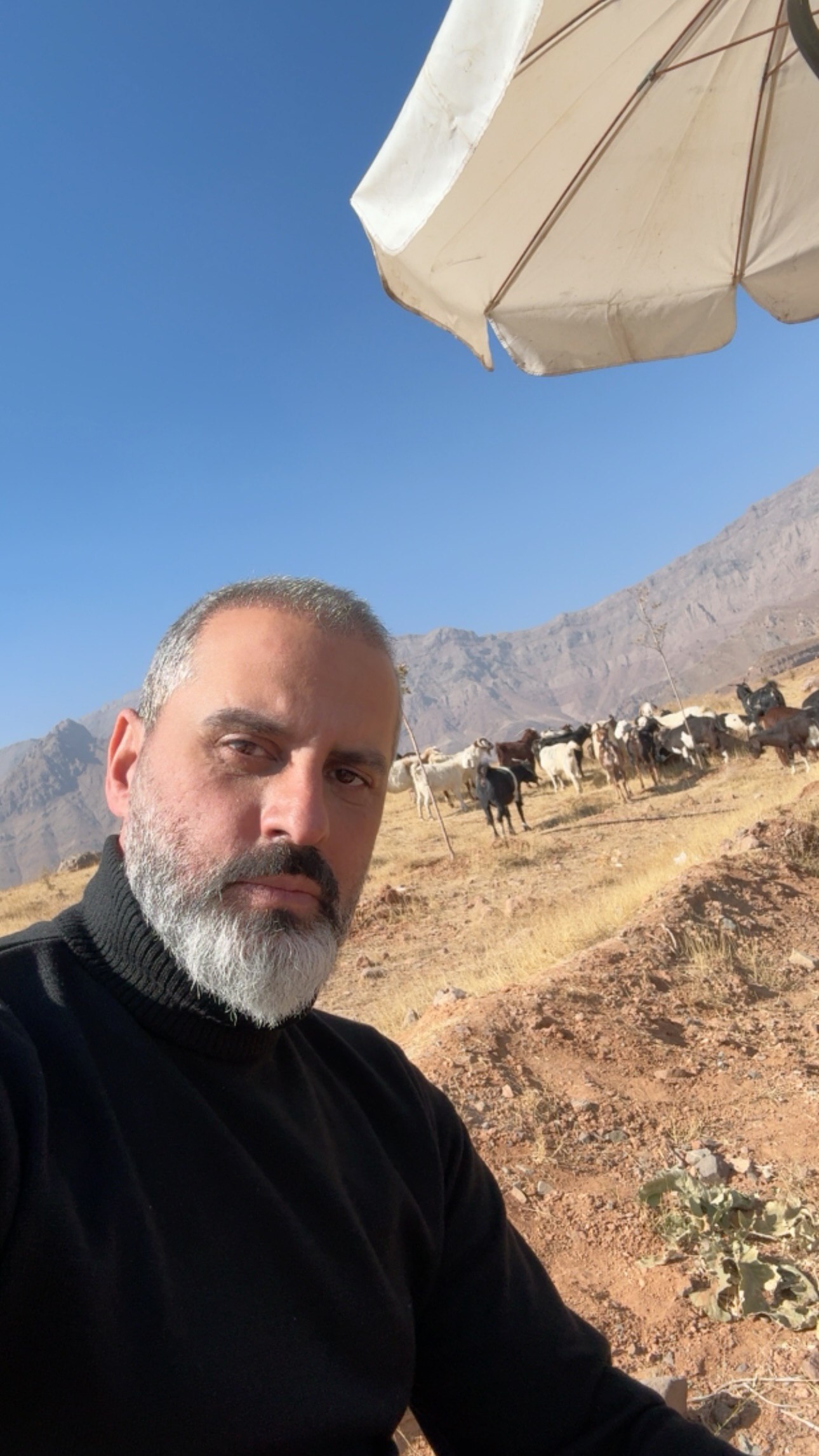 علیرام نورایی در یک لوکیشن خاص