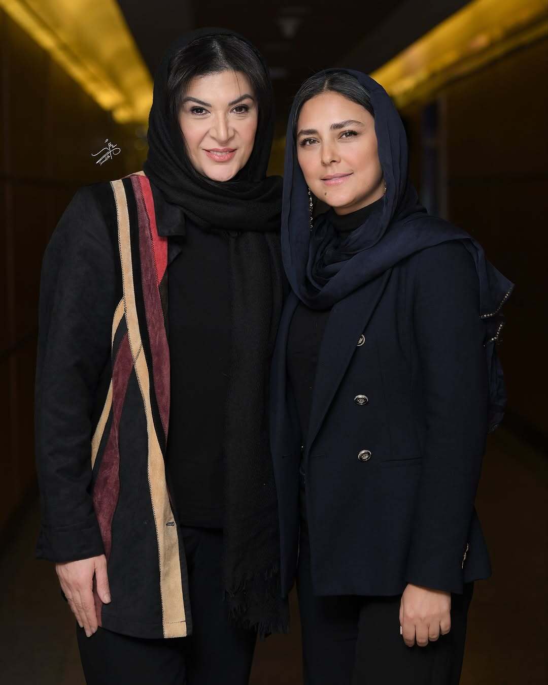 ریما رامین‌فر در کنار هدی زین‌العابدین