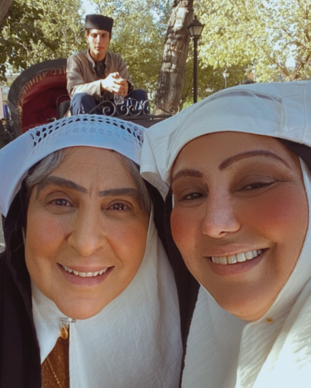 بهنوش بختیاری در پشت صحنه بامداد خمار