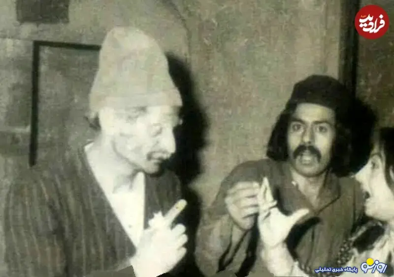 تصویر خسرو شکیبایی در کنار کیومرث ملک مطیعی!